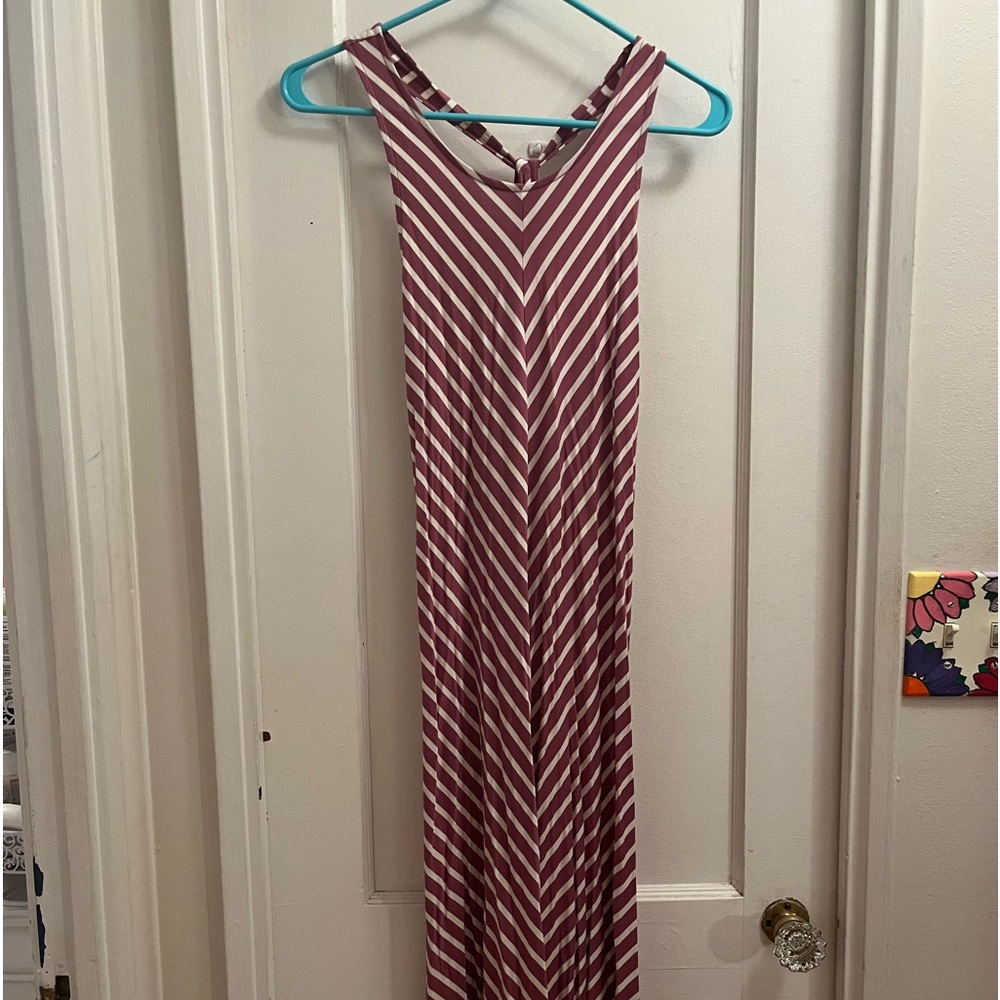 Pink and White Gap Dress